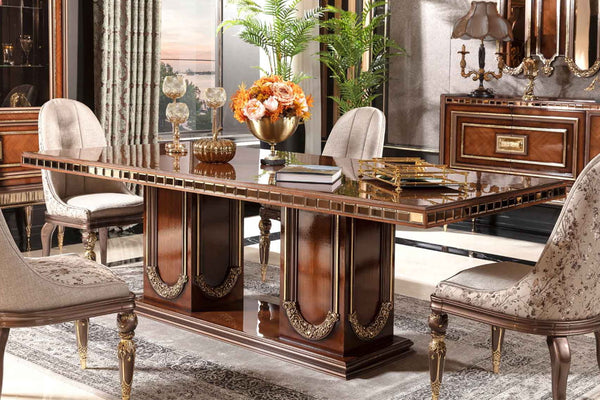 Akira Walnut Dining Room Set