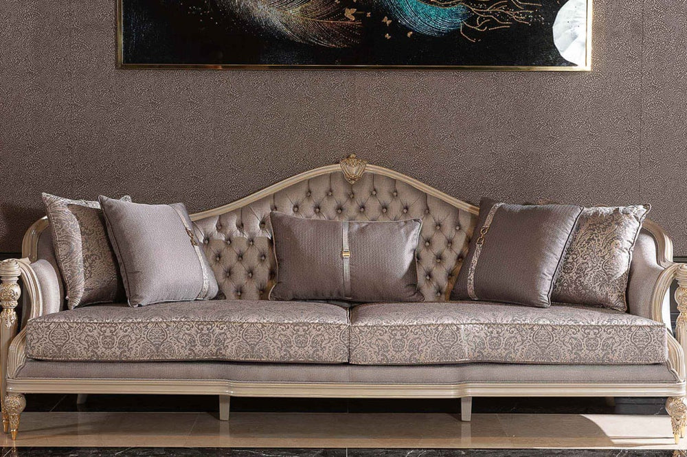 Akira Cream Sofa Set