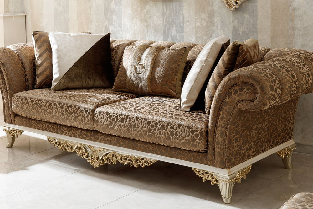 Karelya Cream Sofa Set