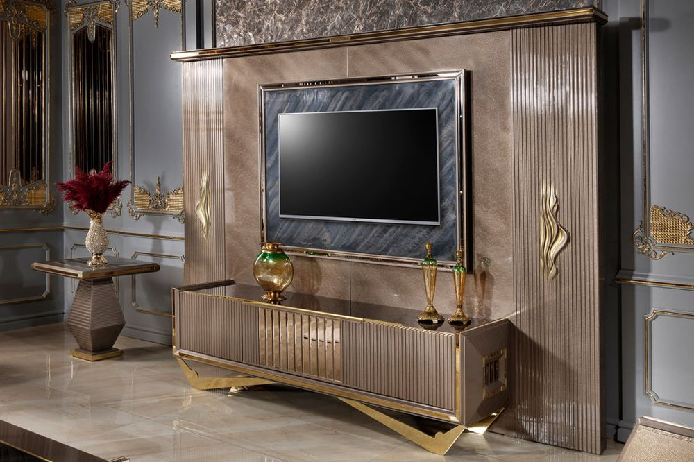 Valentin Brown TV Unit Set