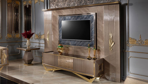 Valentin Brown TV Unit Set