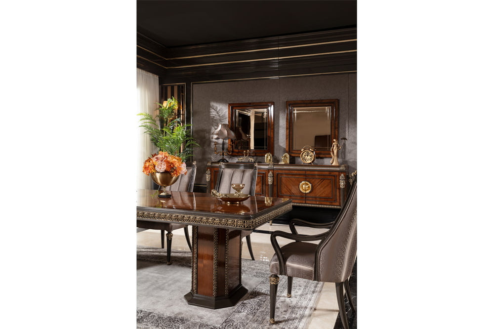 Bermuda Walnut Dining Room Set