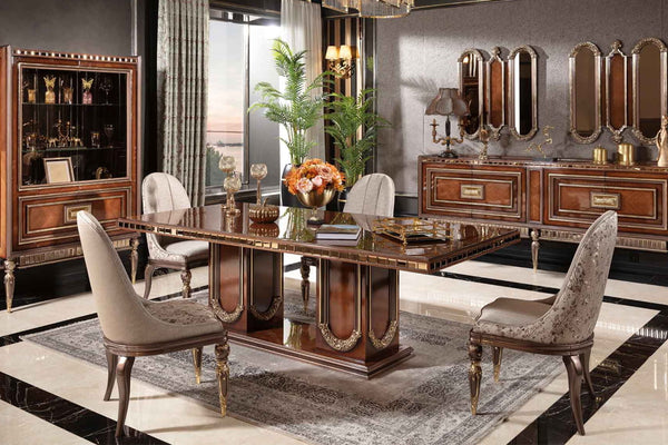 Akira Walnut Dining Room Set