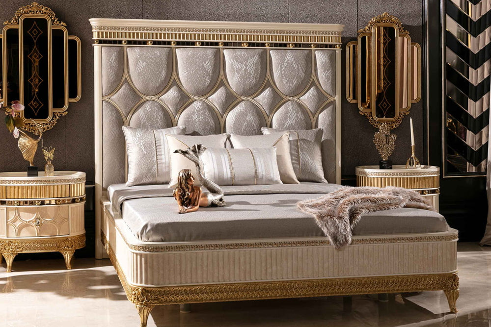 Jersey Cream Bedroom Set