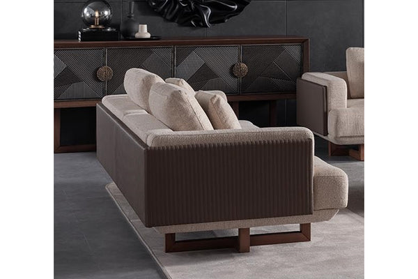 Delta Walnut Sofa