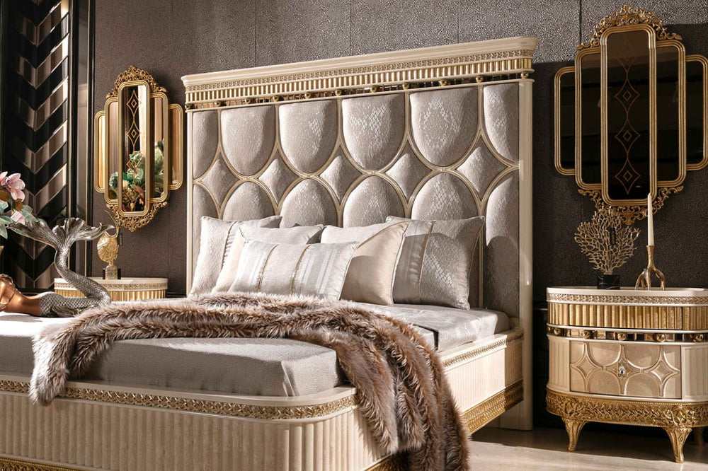 Jersey Cream Bedroom Set