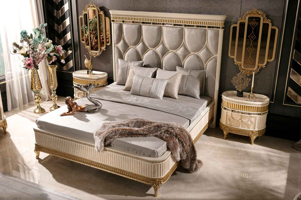 Jersey Cream Bedroom Set