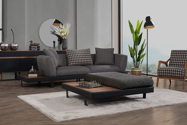 Pandora Fume Sofa Set