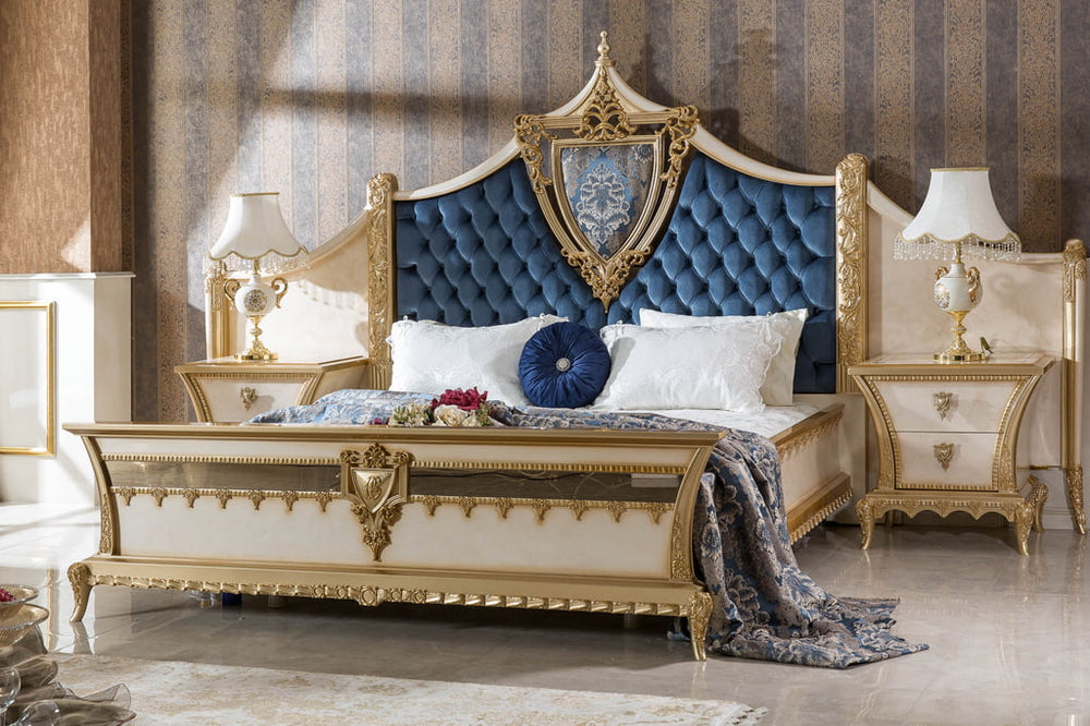 Tuvalya Cream Bedroom Set