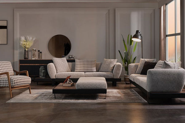 Pandora Gray Sofa Set