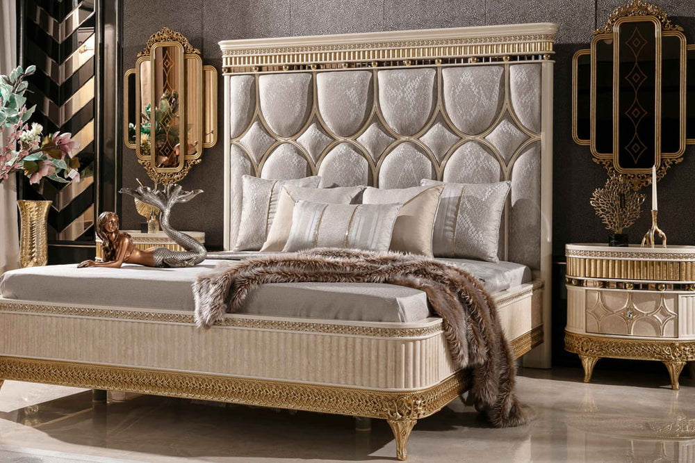 Jersey Cream Bedroom Set