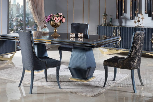 Valentin Blue Dining Room Set