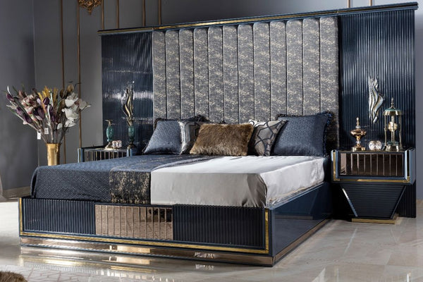 Valentin Blue Bedroom Set