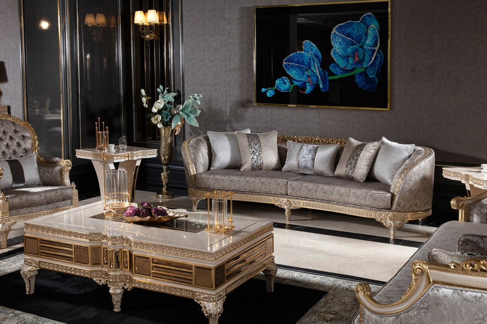 Almatis Cream Sofa Set