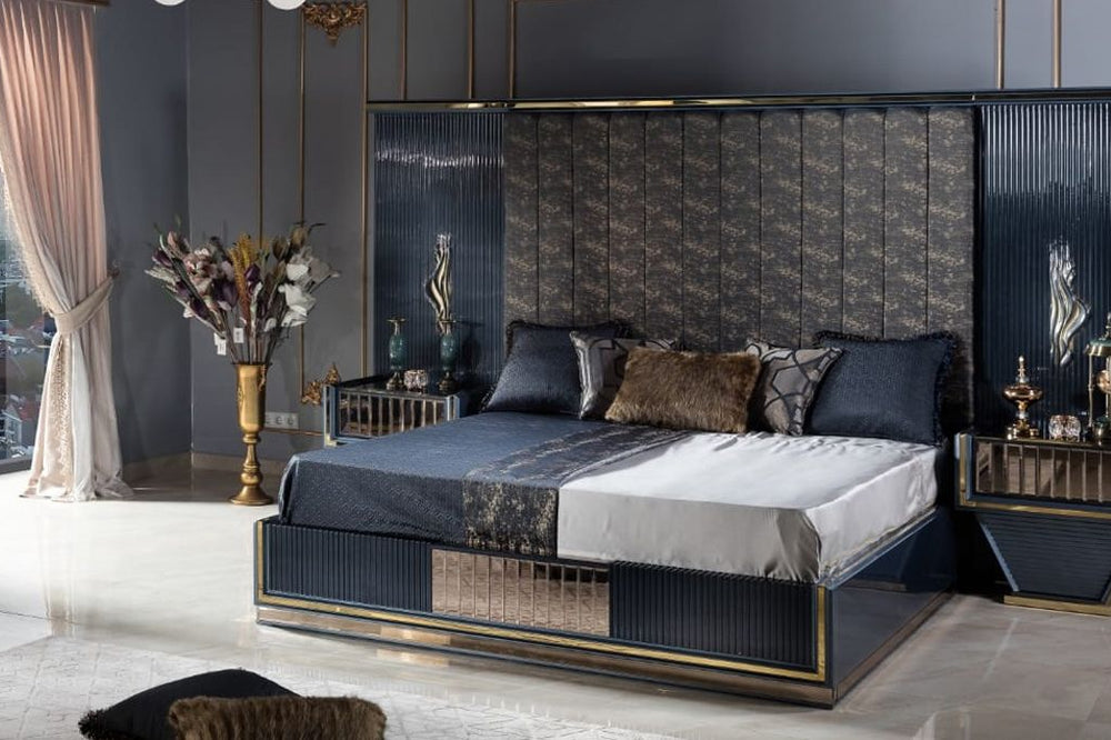 Valentin Blue Bedroom Set