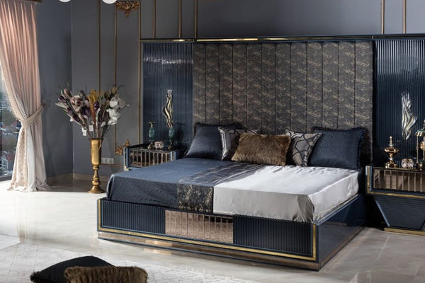 Valentin Blue Bedroom Set