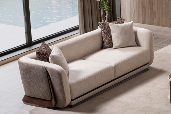 Parsena Cream Sofa