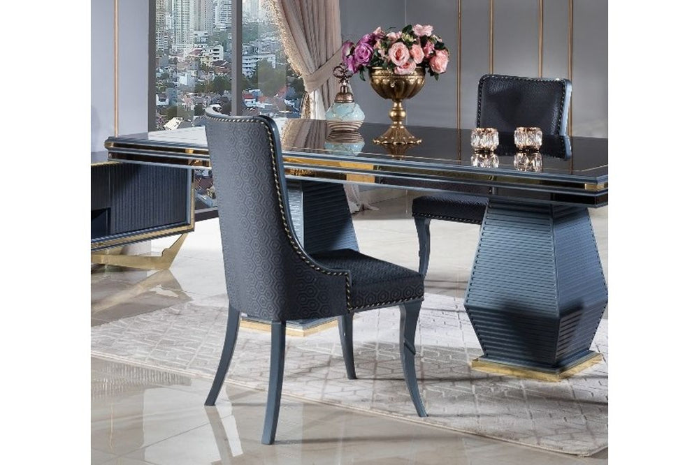 Valentin Blue Dining Room Set