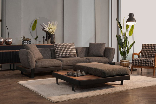 Pandora Fume Sofa Set