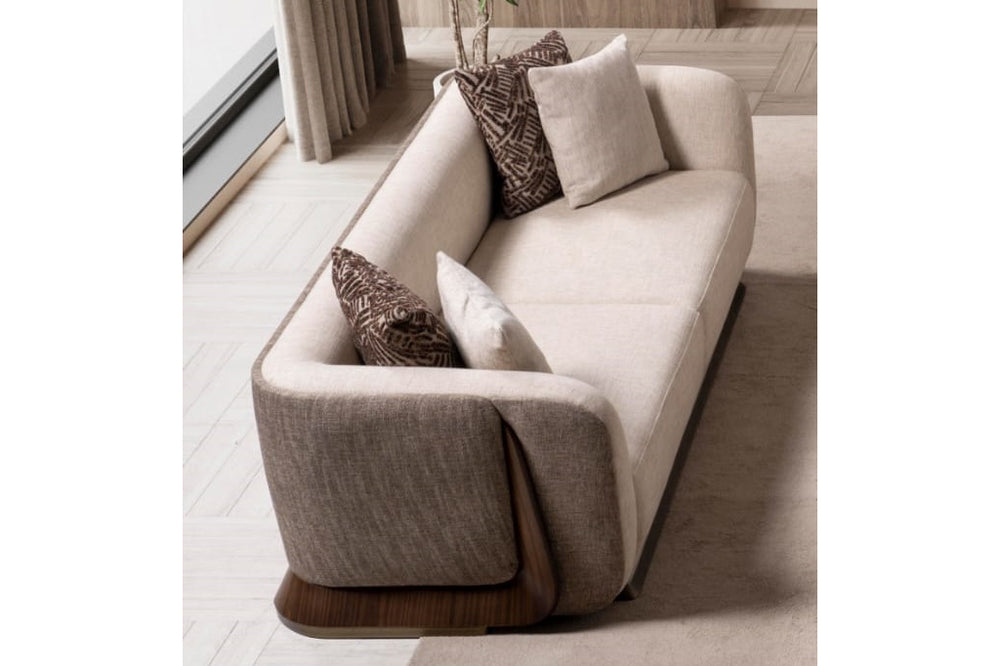 Parsena Cream Sofa