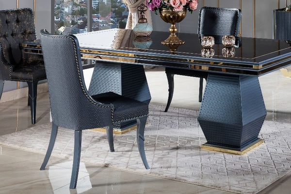 Valentin Blue Dining Room Set