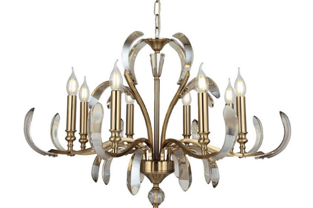 Artemi Eight-Arms Antique Chandelier 8Xe14