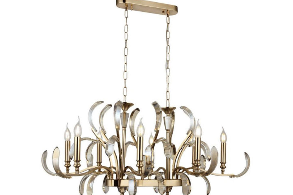 Artemi Eight-Arms Antique Y.M Chandelier 8Xe14