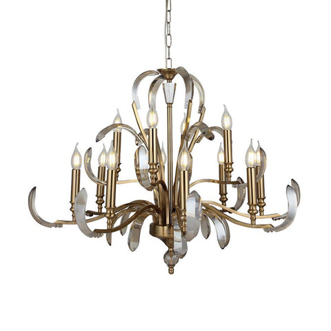 Artemi 8+4-Arms Antique Chandelier 12Xe14