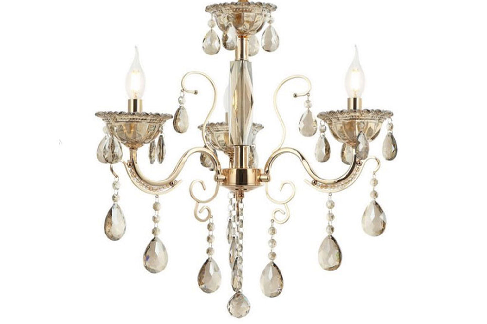 Bares Three-Arm Golden Chandelier 3Xe14