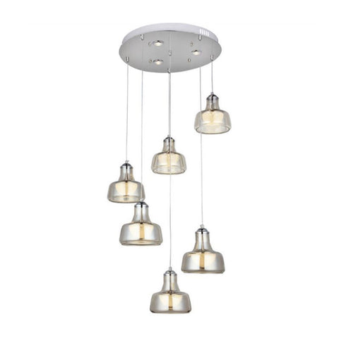 Belize Six-Arms Led-Light Chandelier 109W 3000K