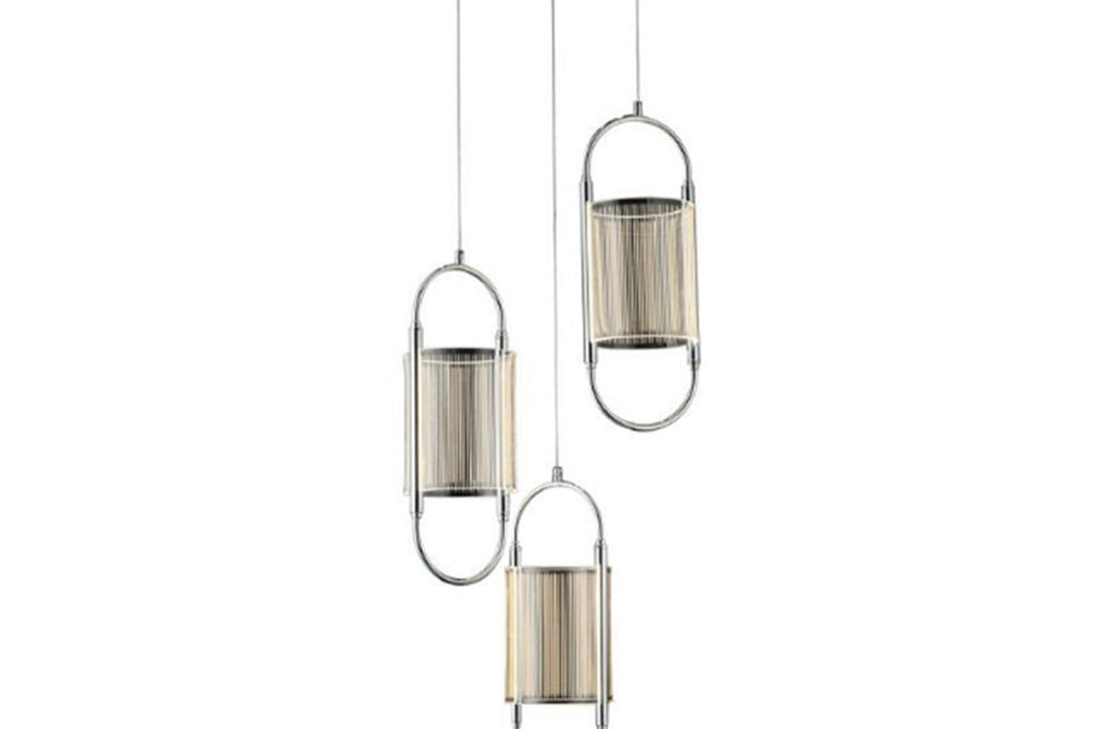 Berceto Led-Light Three-Arm Chandelier 57W 3000K