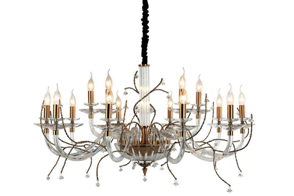 Bienno Fifteen-Arms Antique Chandelier 15Xe14