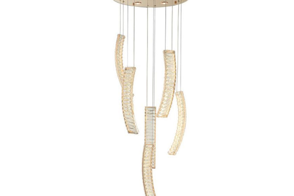 Borello Six-Arms Led-Light Chandelier 85W 3000K