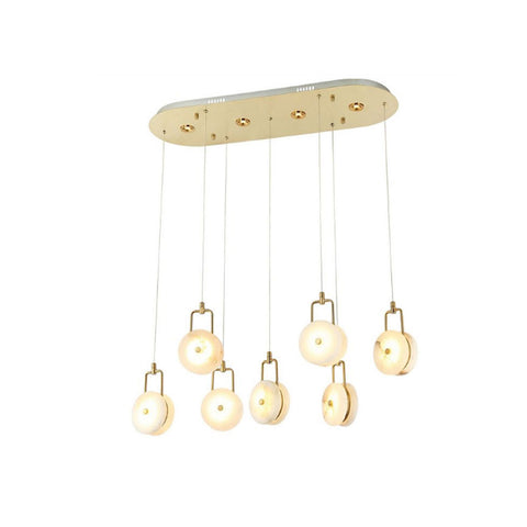 Caldelas Seven-Arms Led-Light Chandelier 16W*7 3W*4