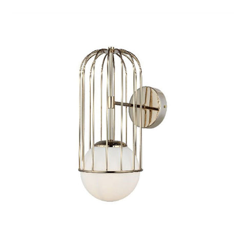 Capola Single Golden Wall Lamp 1Xe27