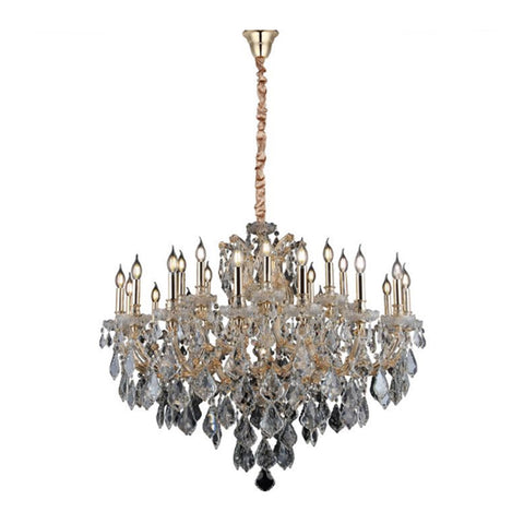 Cervantes Twenty Four-Arms Golden Chandelier 24Xe14