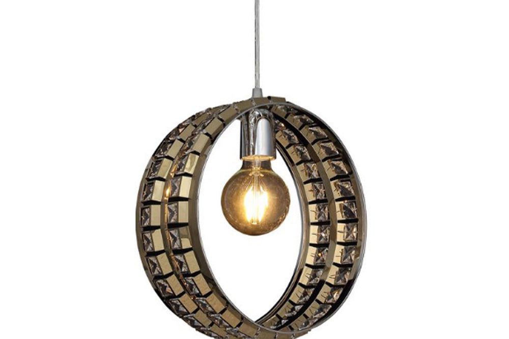 Dema Q25 Golden Single Chandelier 1Xe27