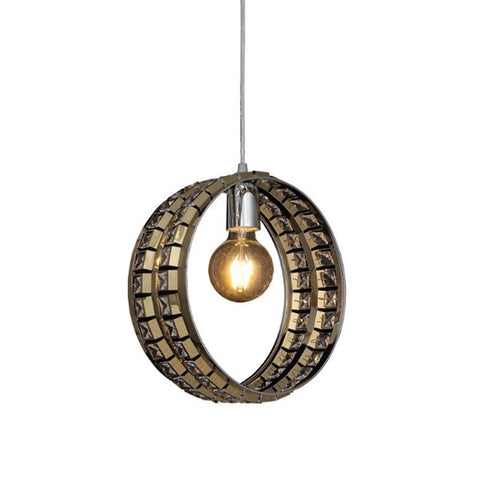 Dema Q25 Golden Single Chandelier 1Xe27