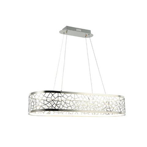 Dosse 90X30 Luk Led-Light Chrome M.Üstü Chandelier 86W 3000K