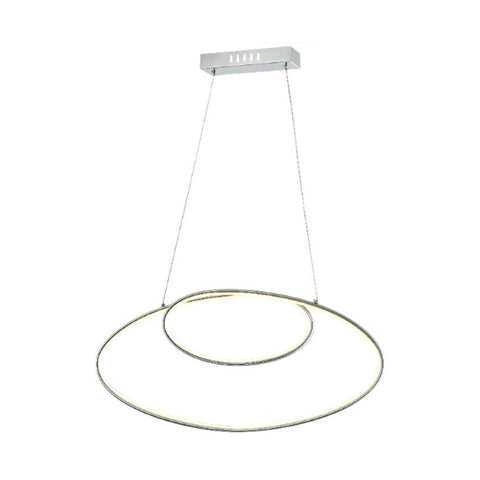 Estea Led-Light Chrome Chandelier 43W 3000K