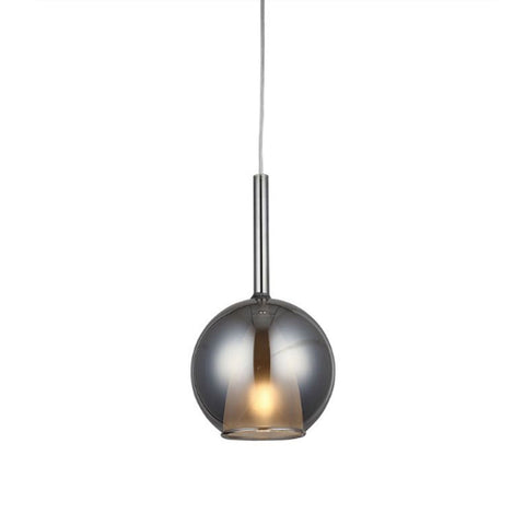 Fanza Single Chrome Sm Chandelier 1Xe27