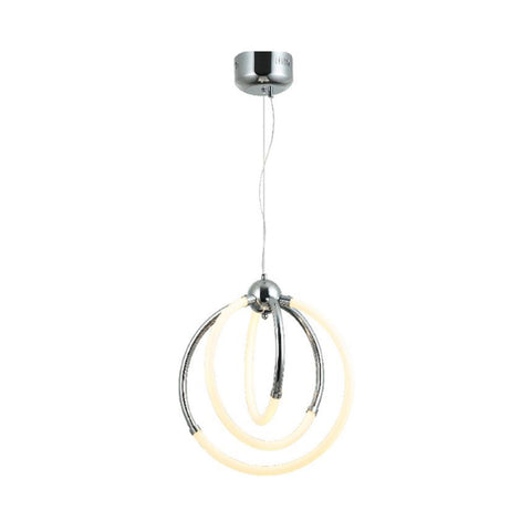 Guıda Small Led-Light Three-Arm Chrome Chandelier 60W 3000K