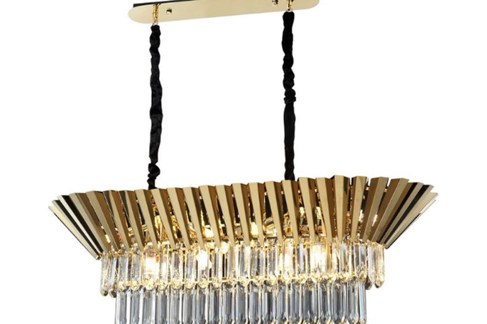 Katenya 100X40 Lık Golden Desk Chandelier 12Xe14