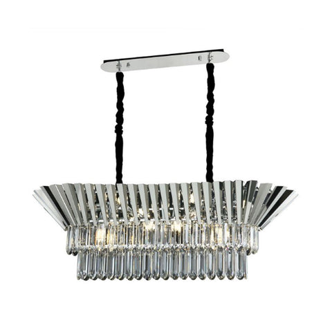 Katenya 100X40 Lık Chrome Desk Chandelier 12Xe14