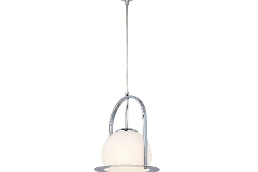 Lampon Q18 Chrome Single Chandelier 1Xe27