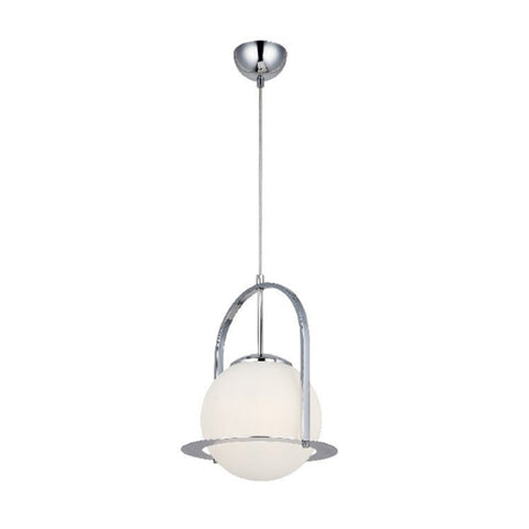 Lampon Q20 Chrome Single Chandelier 1Xe27