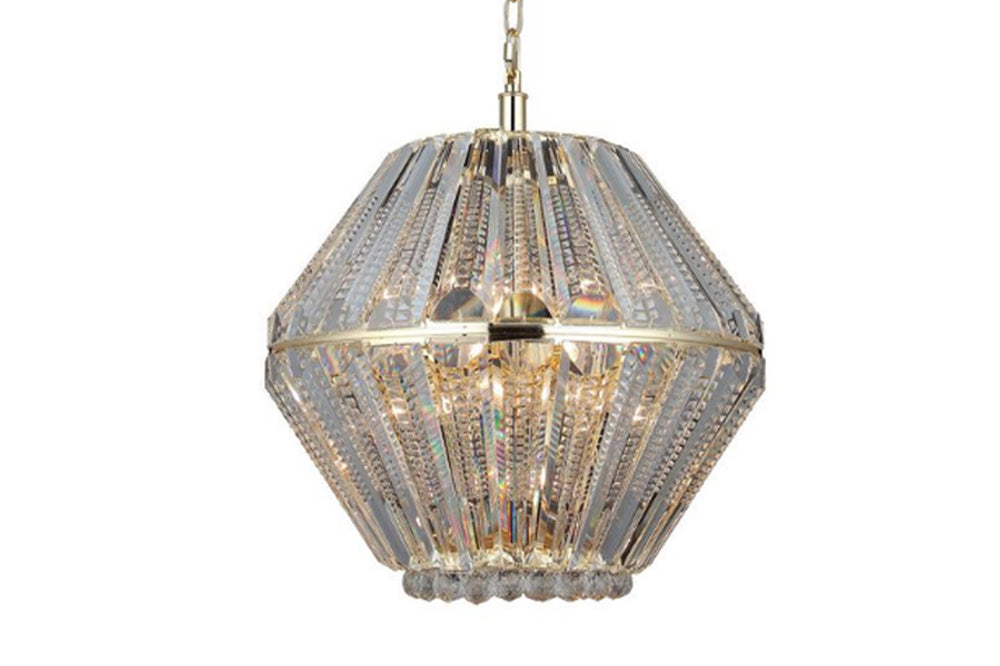 Lorena Q50 Golden Double Chandelier 21Xe14