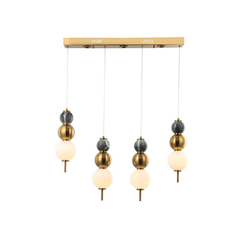 Loreto Four-Arms Desk Led-Light Chandelier 55W 3000K