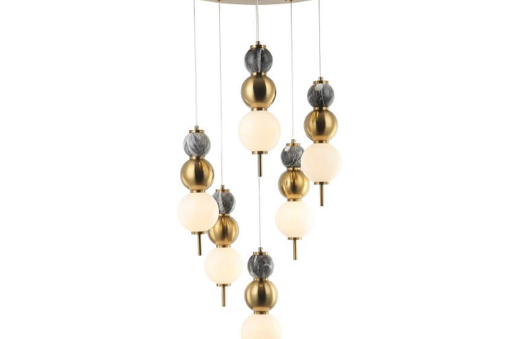 Loreto Six-Arms Led-Light Chandelier 85W 3000K