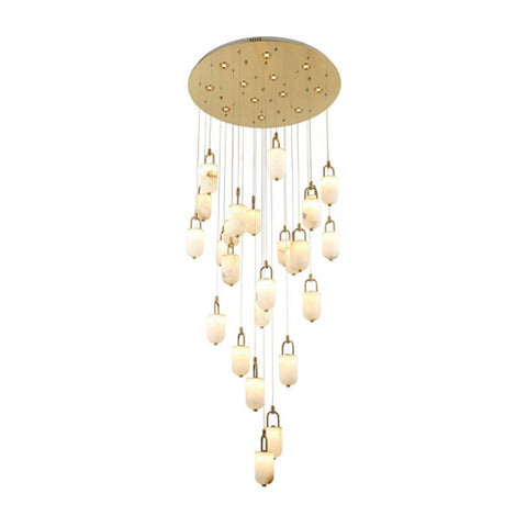 Lovcen 2Five-Arms Led-Light Chandelier 5W*25 3W*12